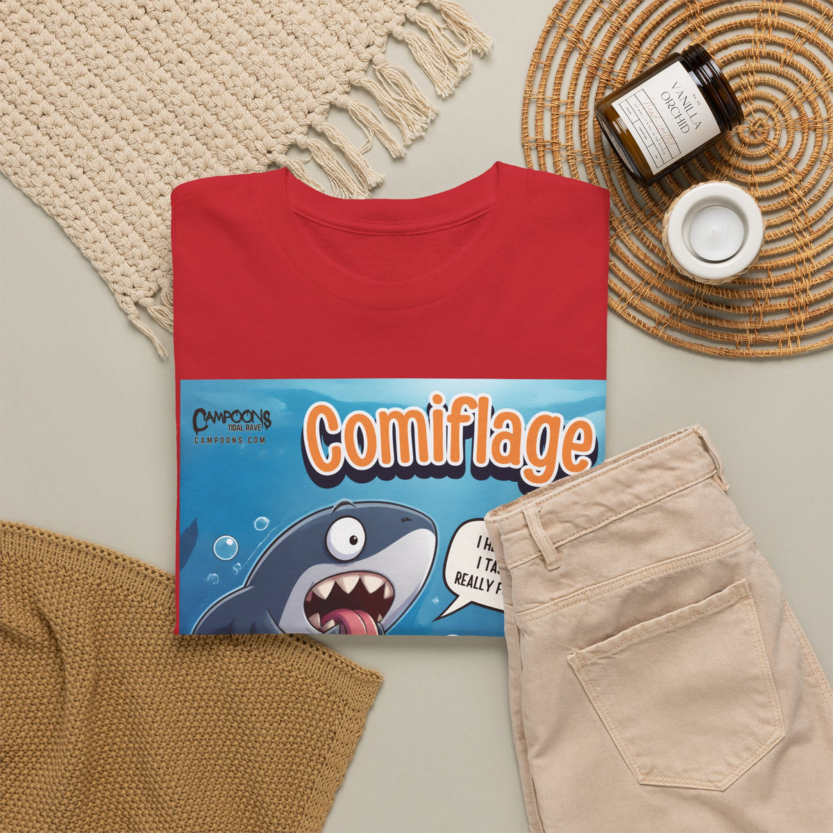 Comiflage – Shark Tee