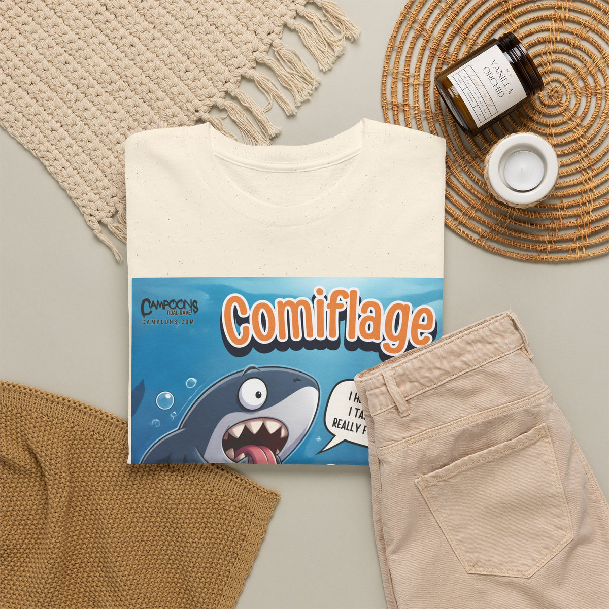 Comiflage – Shark Tee