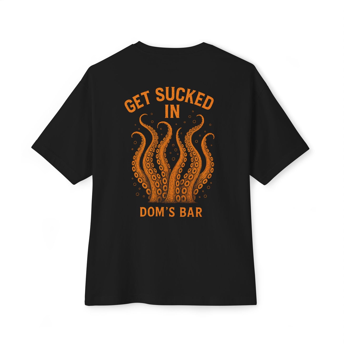 Octopus Logo Tee — "Dom's Bar" Retro Nautical Graphic T-Shirt