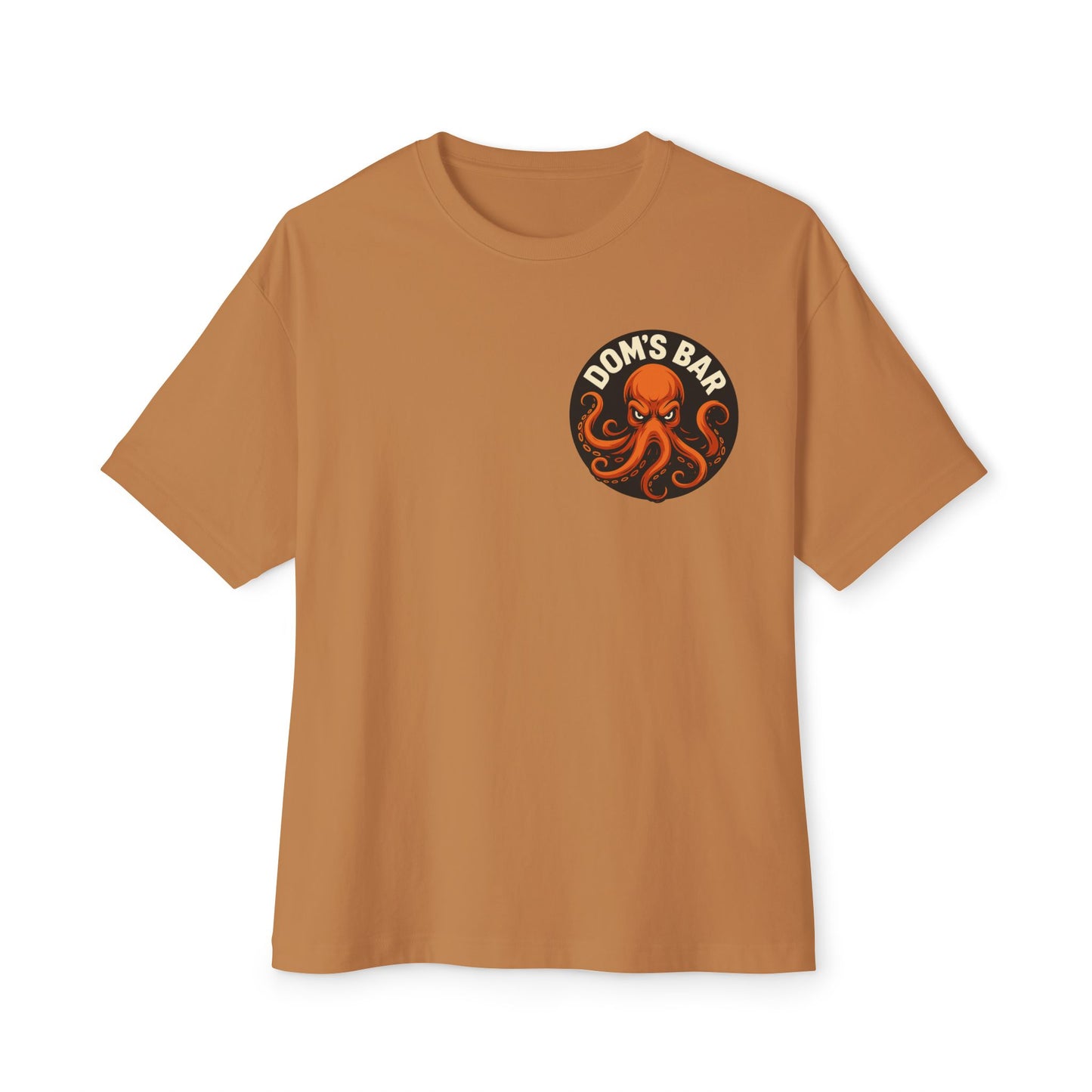Octopus Logo Tee — "Dom's Bar" Retro Nautical Graphic T-Shirt