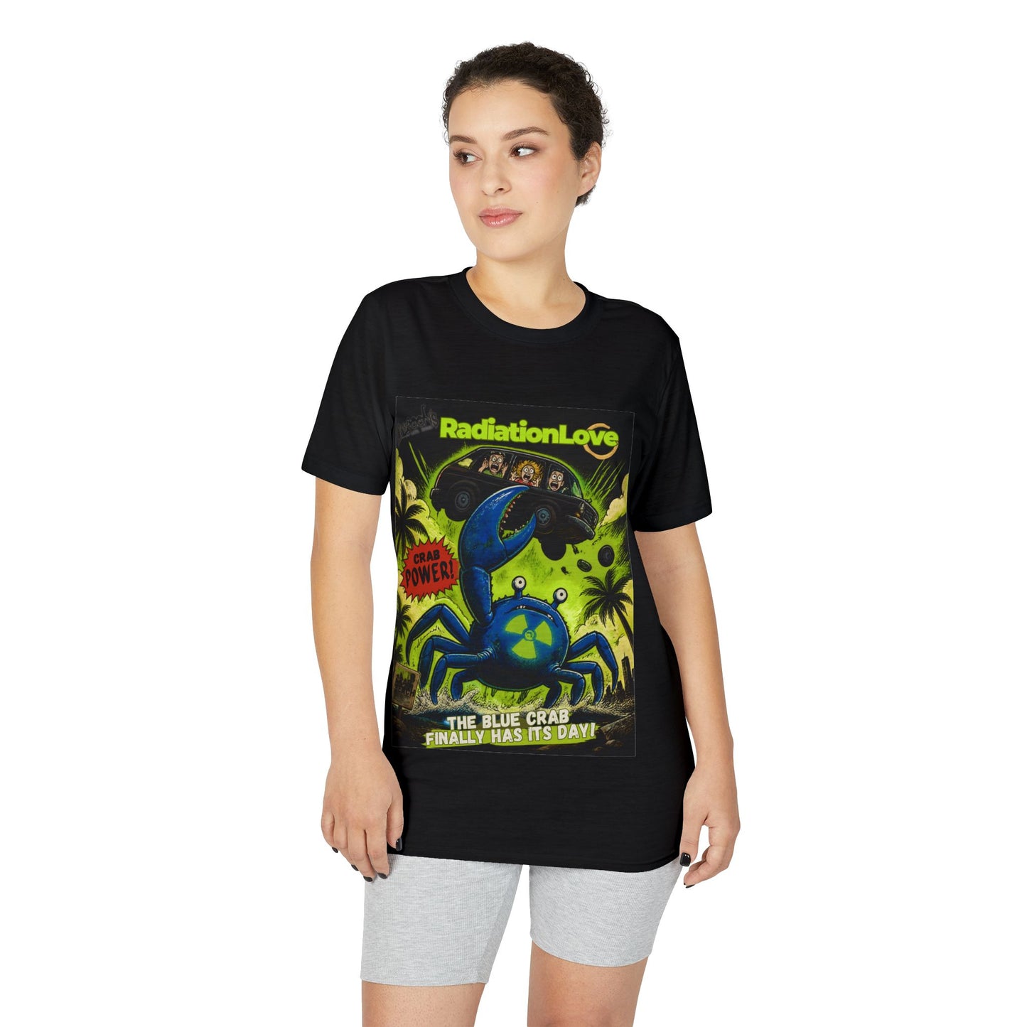 Radiation Love Blue Crab Graphic T-Shirt