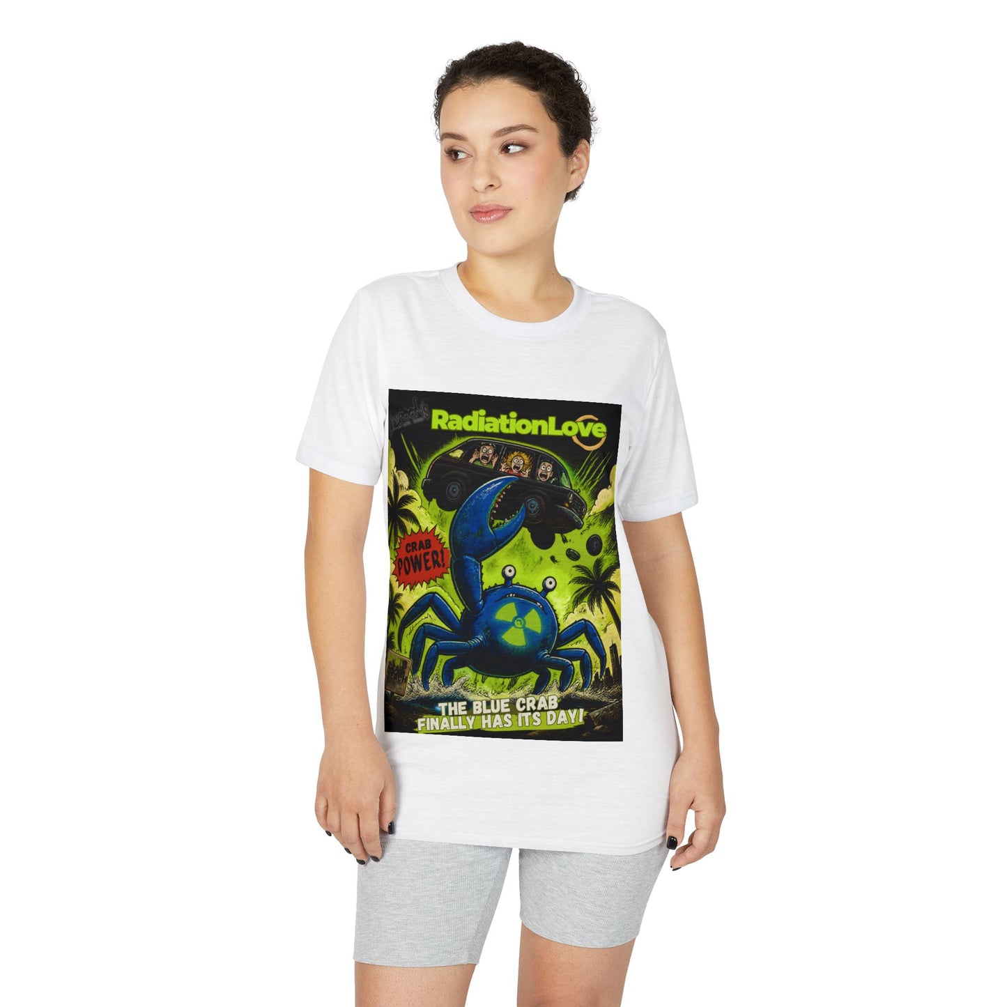 Radiation Love Blue Crab Graphic T-Shirt