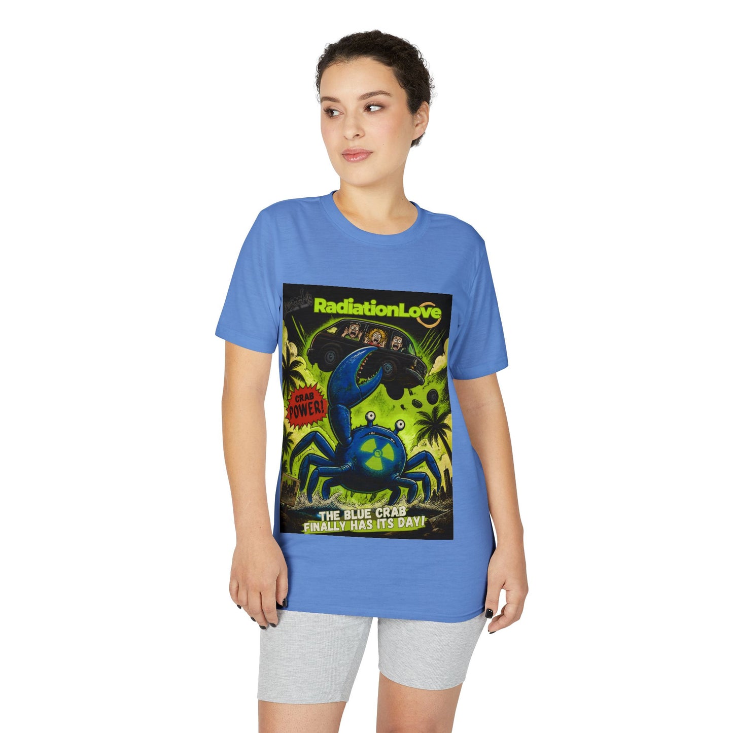 Radiation Love Blue Crab Graphic T-Shirt