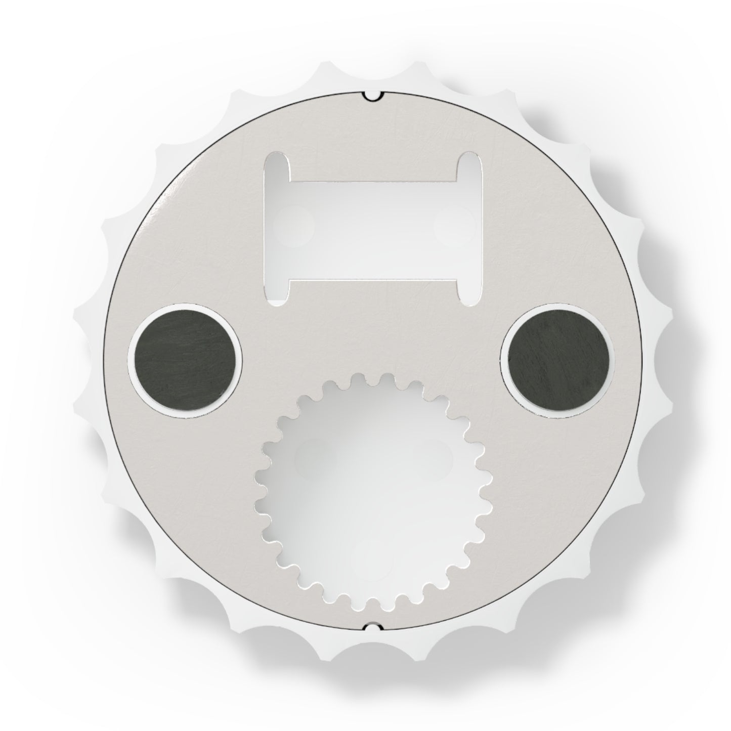 Bottle Opener – "If You Give 100% You're Empty!" Metal Cap Opener, Gag Gift for Friends & Coworkers