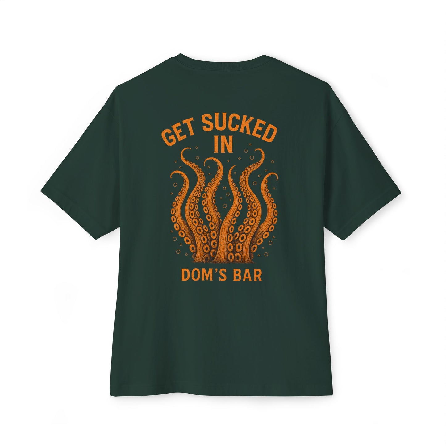 Octopus Logo Tee — "Dom's Bar" Retro Nautical Graphic T-Shirt