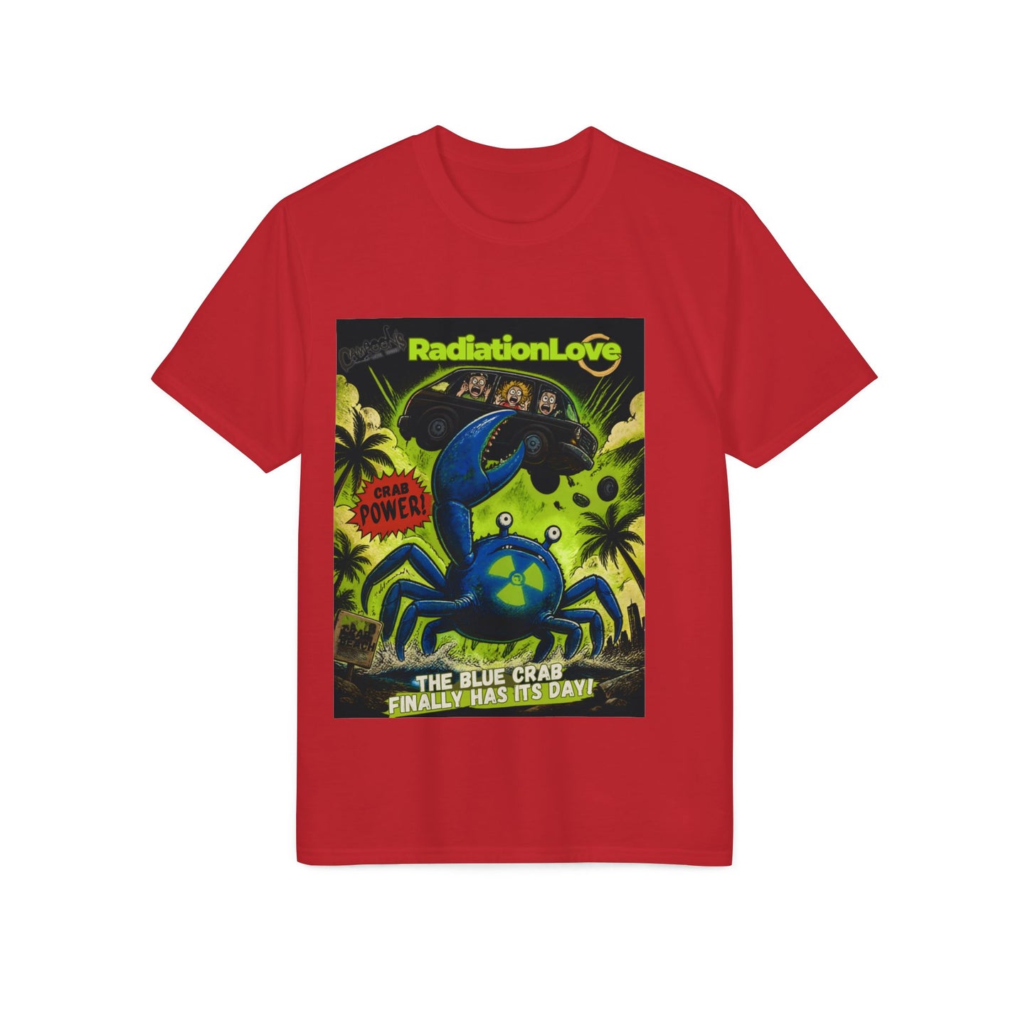 Radiation Love Blue Crab Graphic T-Shirt