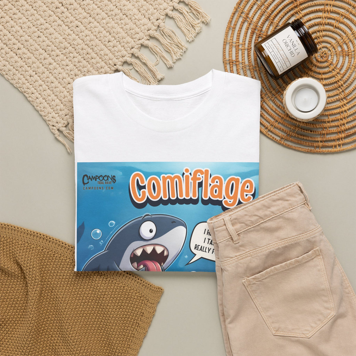 Comiflage – Shark Tee