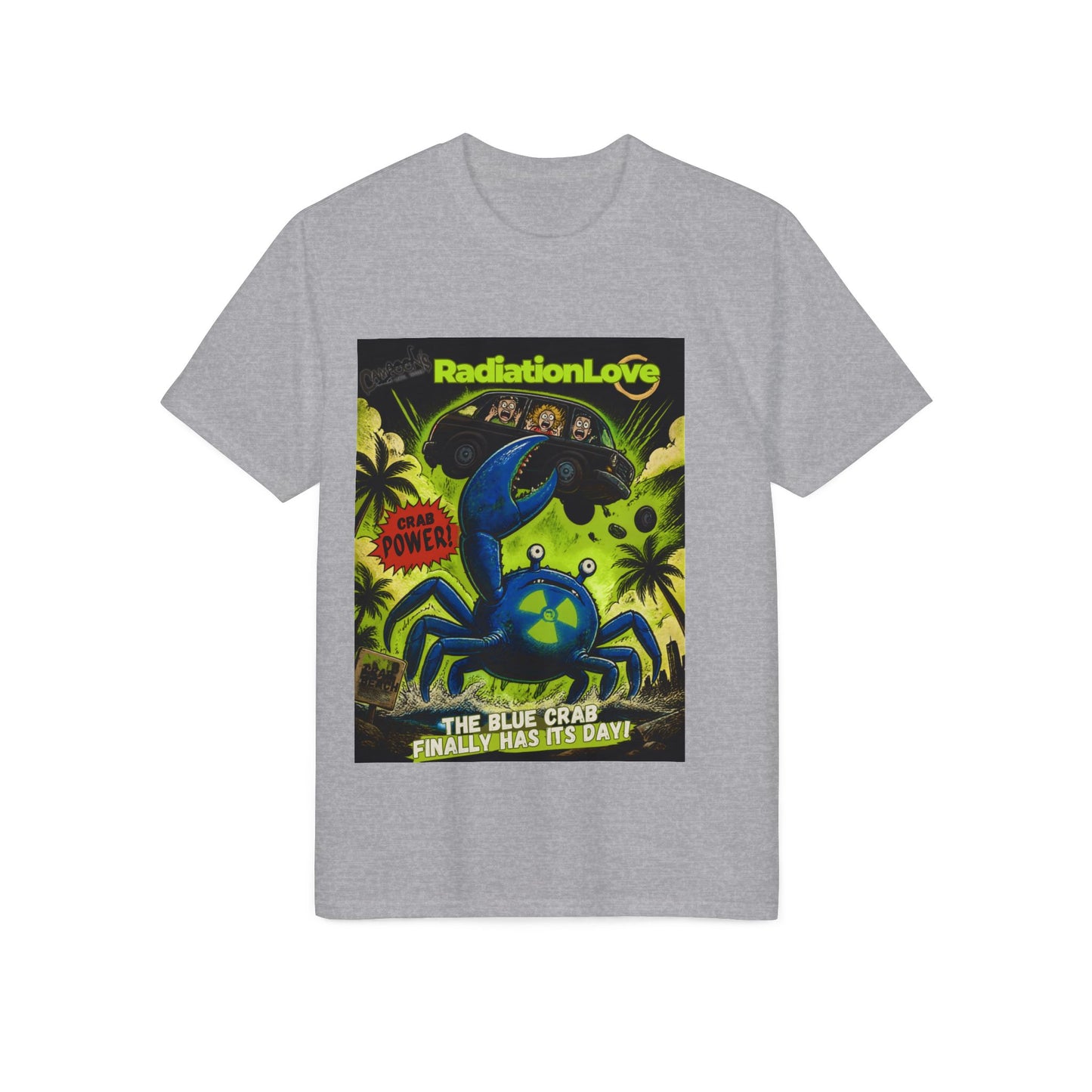Radiation Love Blue Crab Graphic T-Shirt