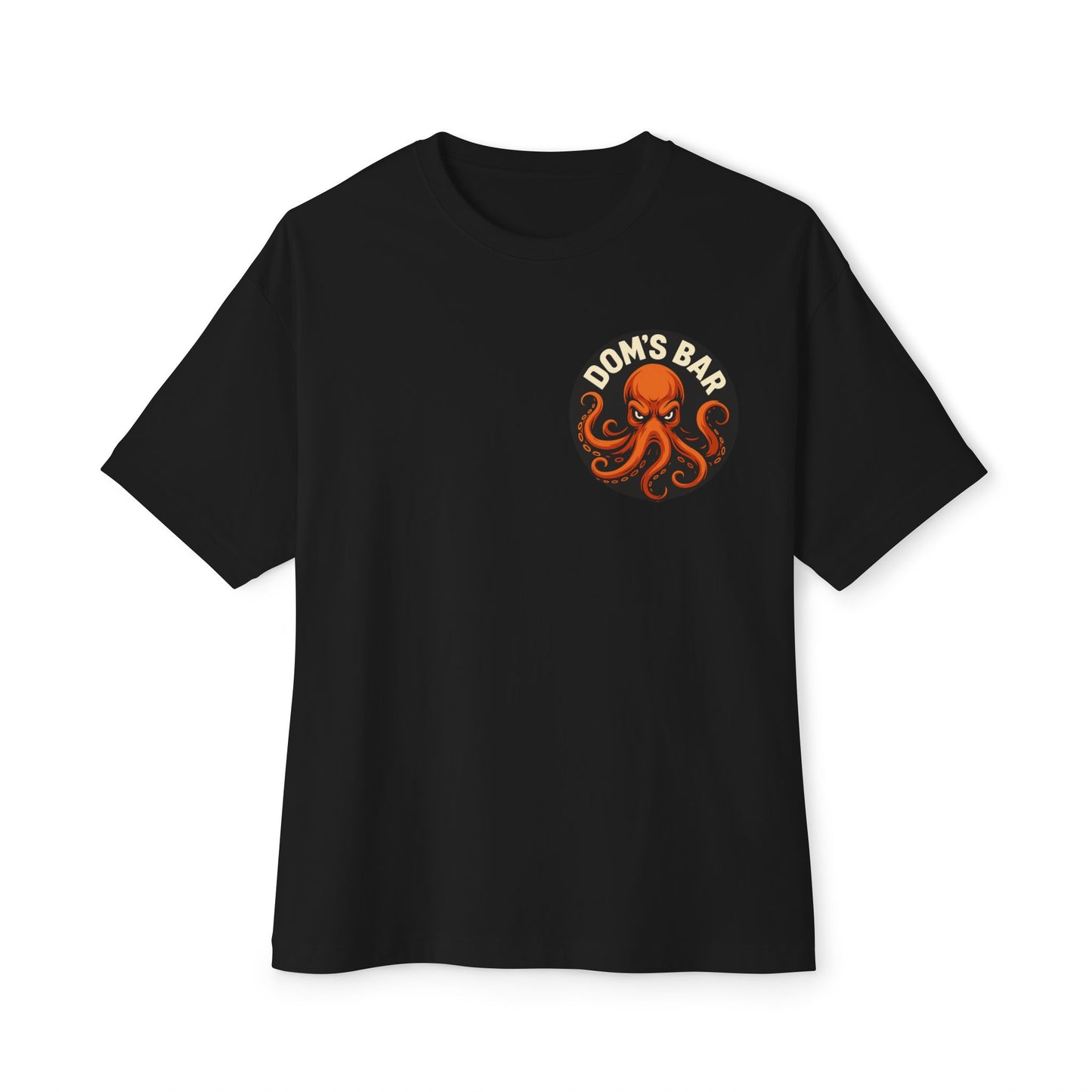 Octopus Logo Tee — "Dom's Bar" Retro Nautical Graphic T-Shirt