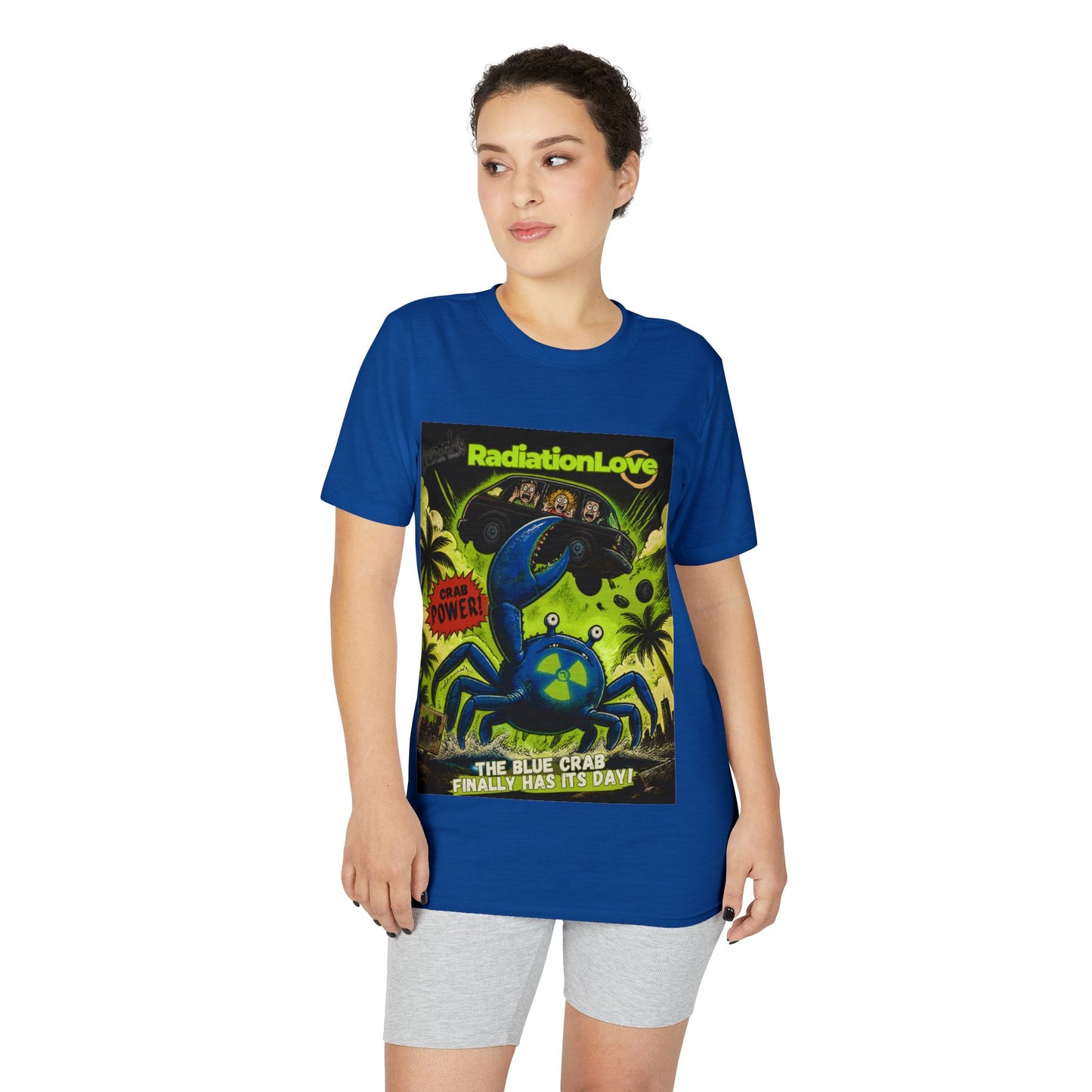Radiation Love Blue Crab Graphic T-Shirt