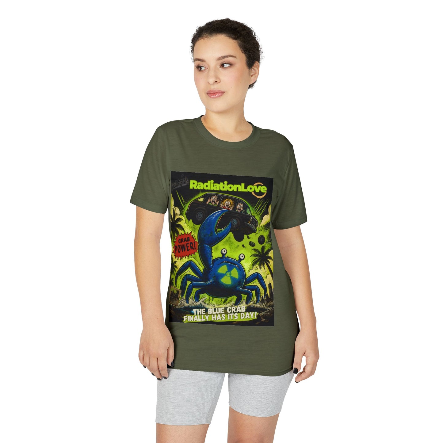 Radiation Love Blue Crab Graphic T-Shirt