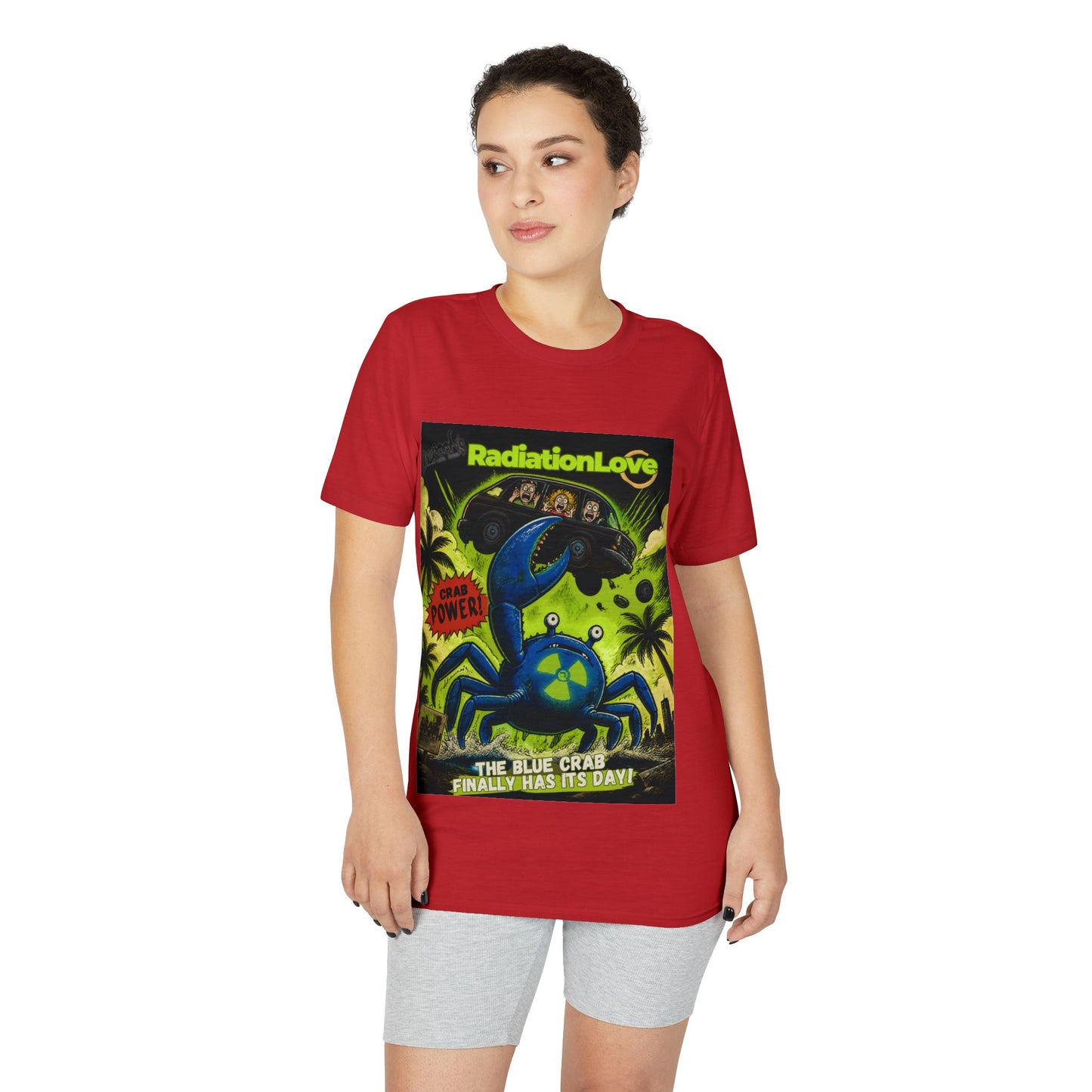 Radiation Love Blue Crab Graphic T-Shirt