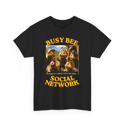 Busy Bee – T-shirt Réseau Social
