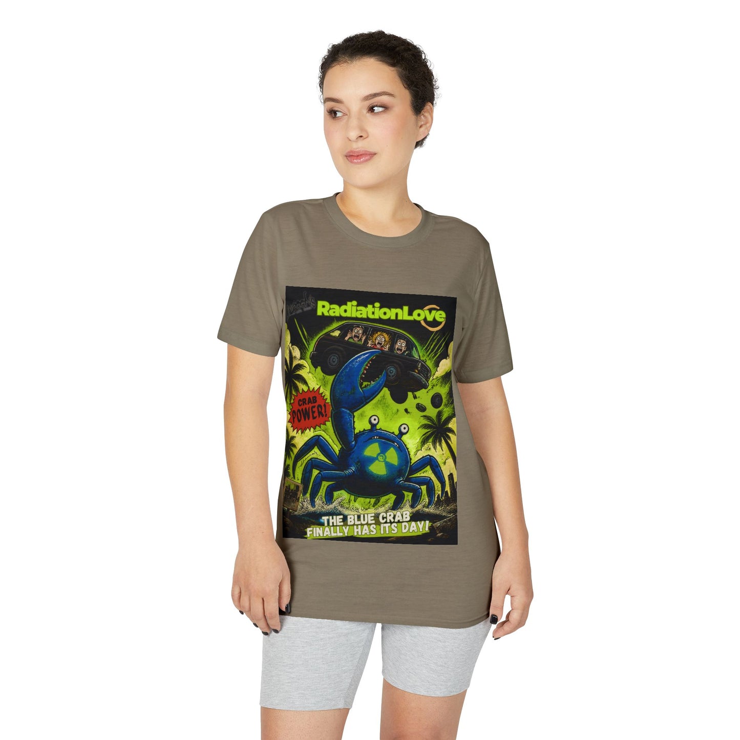 Radiation Love Blue Crab Graphic T-Shirt