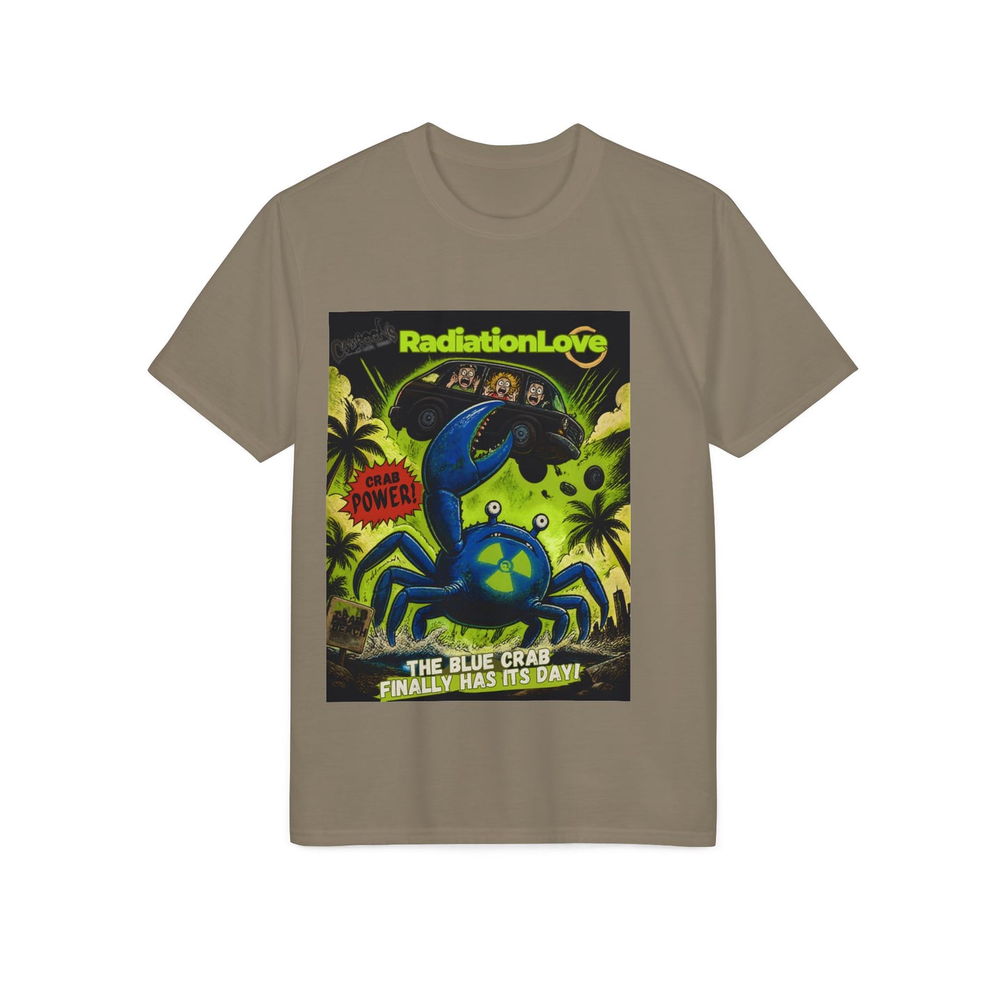 Radiation Love Blue Crab Graphic T-Shirt