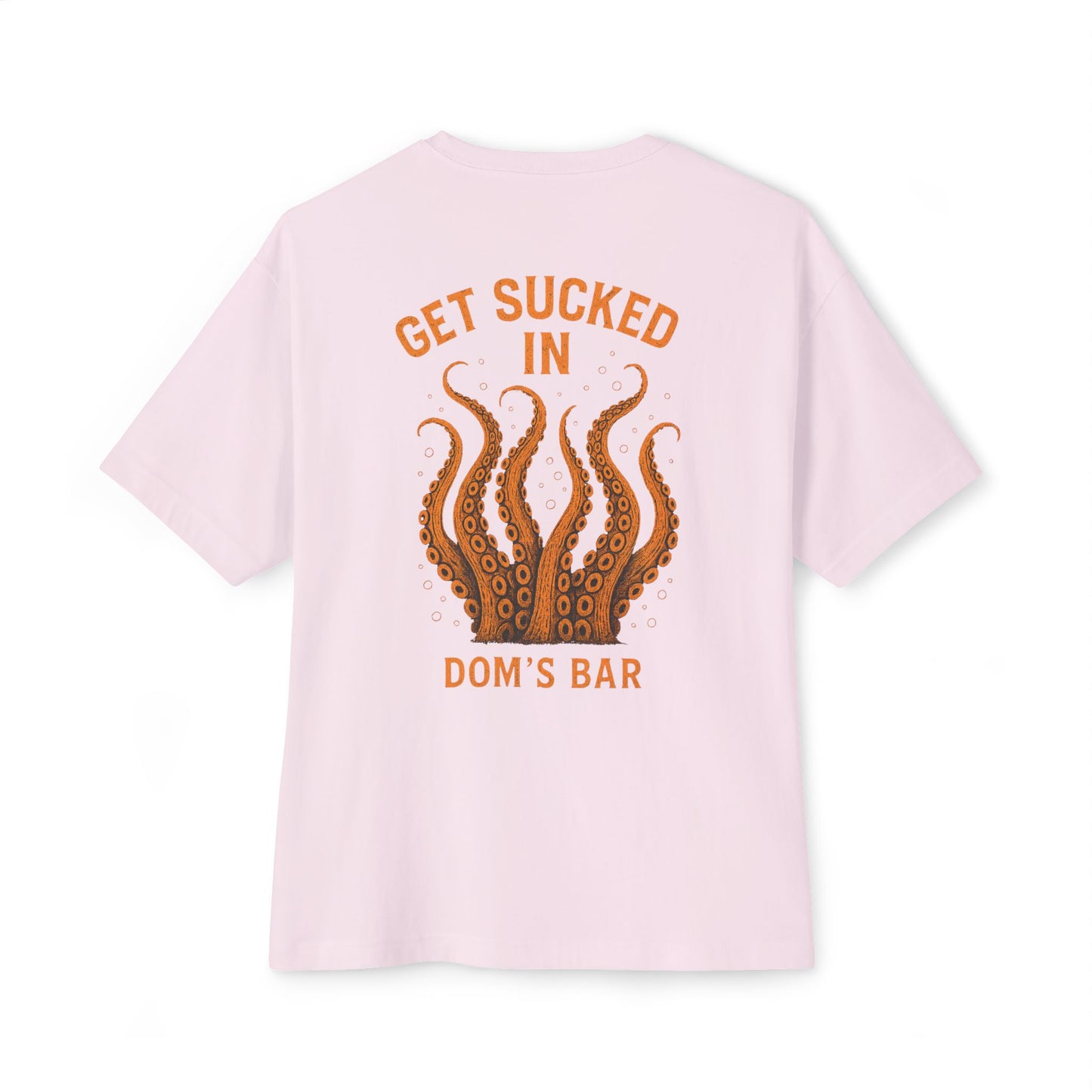 Octopus Logo Tee — "Dom's Bar" Retro Nautical Graphic T-Shirt