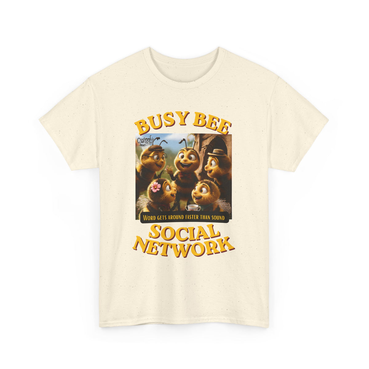 Busy Bee – T-shirt Réseau Social