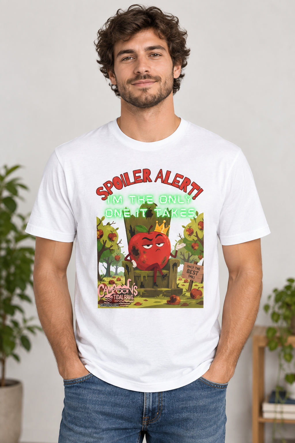 Alerte spoiler – T-shirt Angry Apple