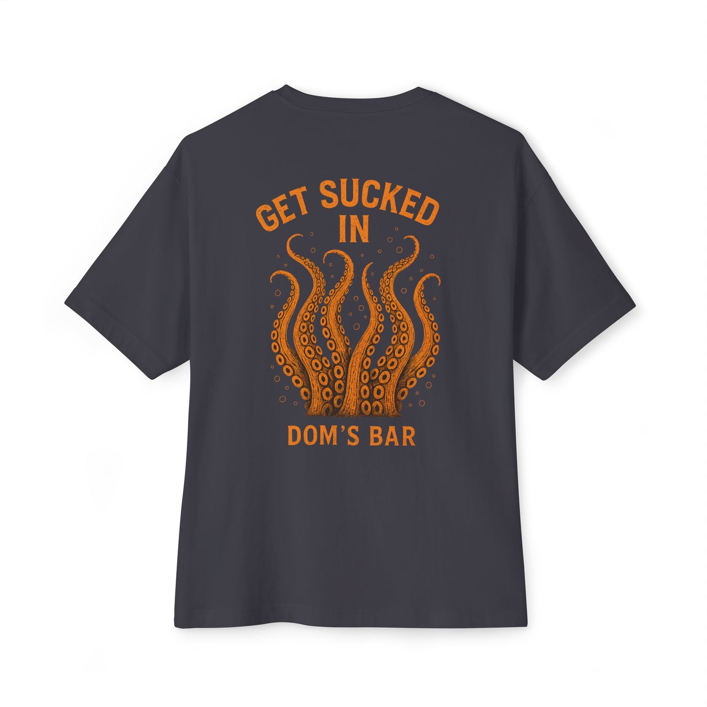 Octopus Logo Tee — "Dom's Bar" Retro Nautical Graphic T-Shirt