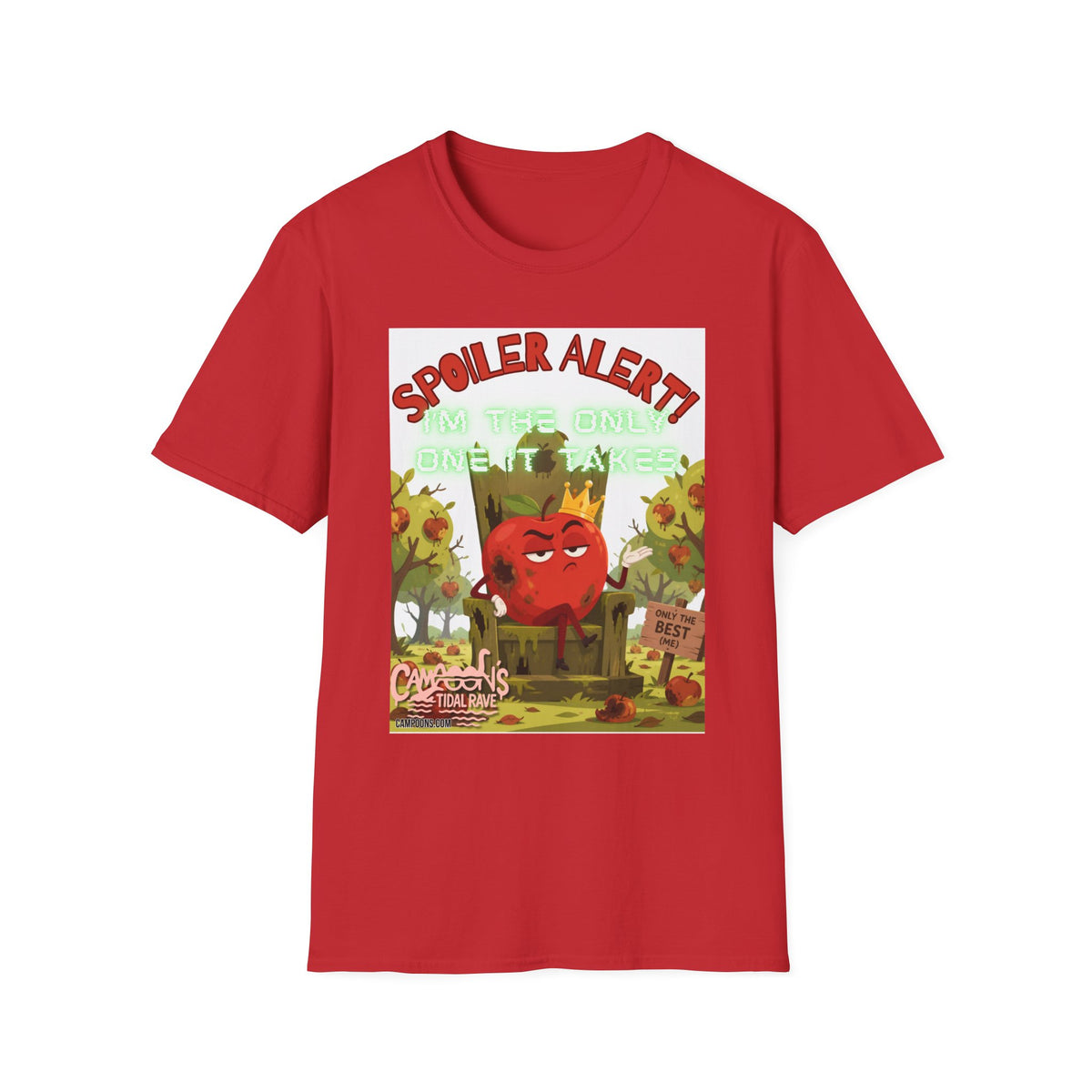 Alerte spoiler – T-shirt Angry Apple