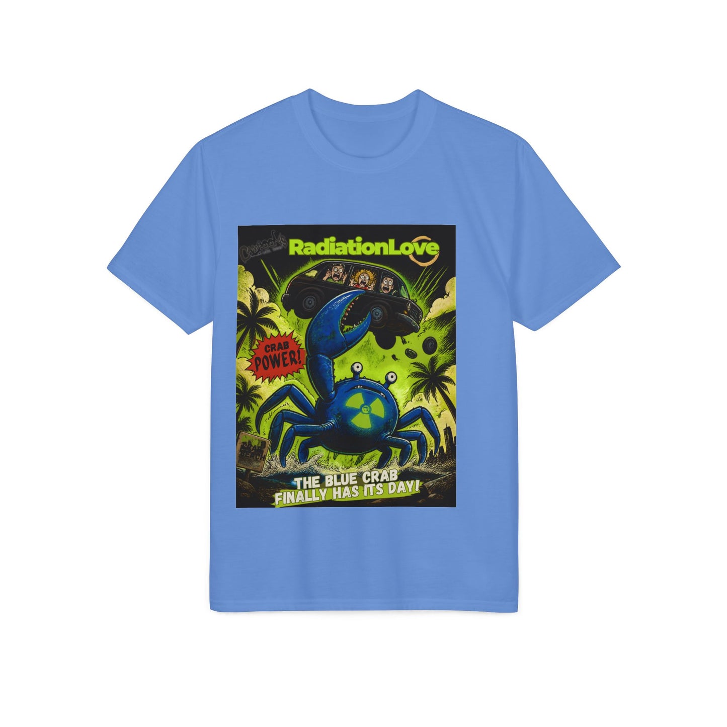 Radiation Love Blue Crab Graphic T-Shirt