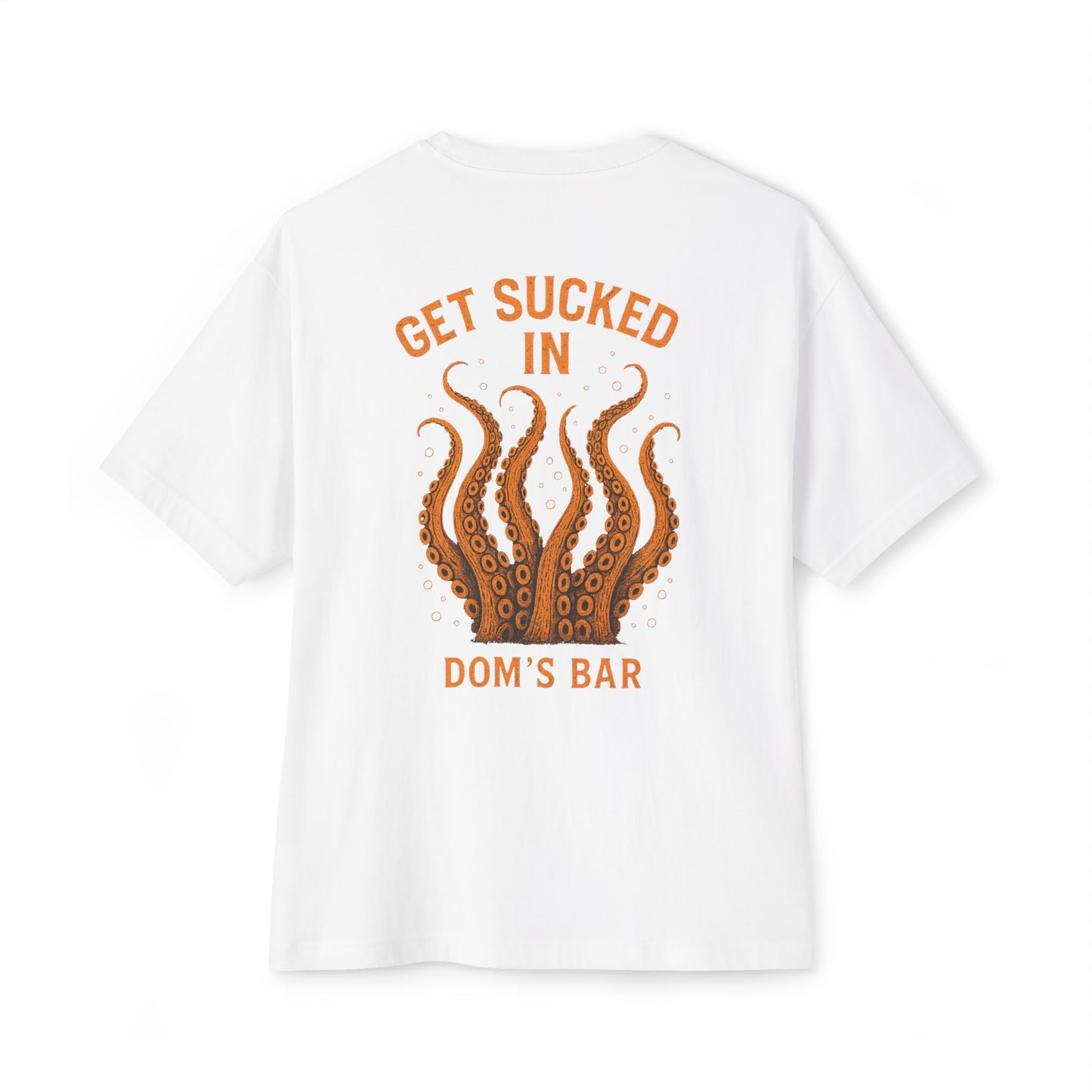 Octopus Logo Tee — "Dom's Bar" Retro Nautical Graphic T-Shirt