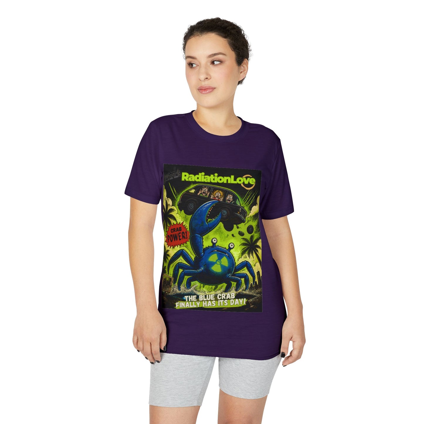 Radiation Love Blue Crab Graphic T-Shirt