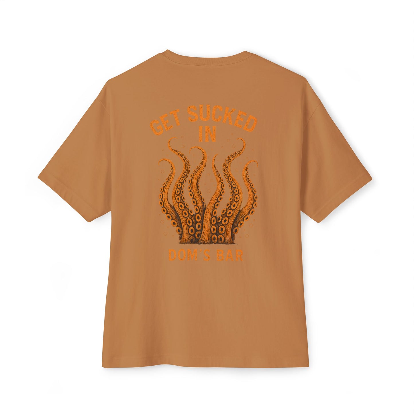 Octopus Logo Tee — "Dom's Bar" Retro Nautical Graphic T-Shirt