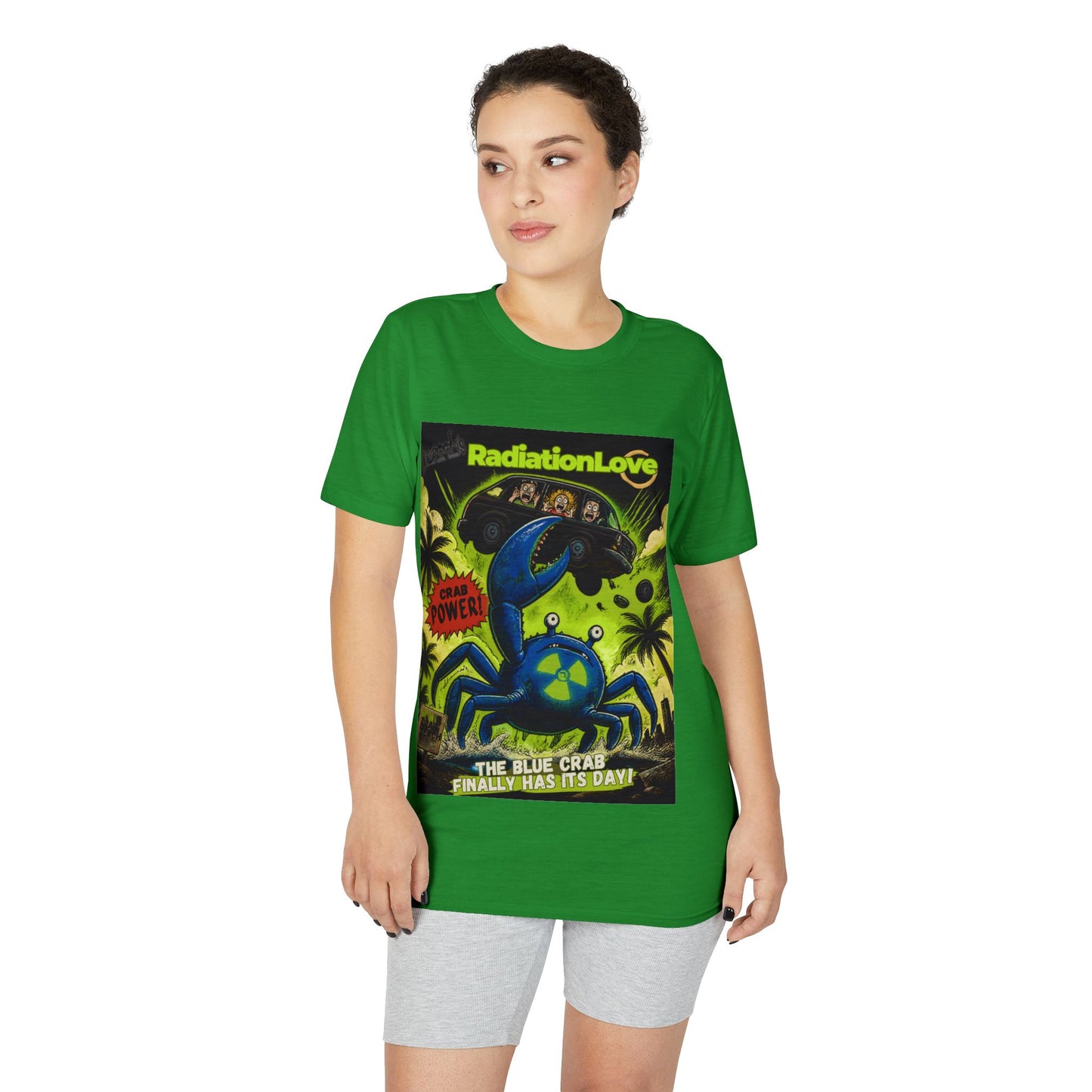 Radiation Love Blue Crab Graphic T-Shirt