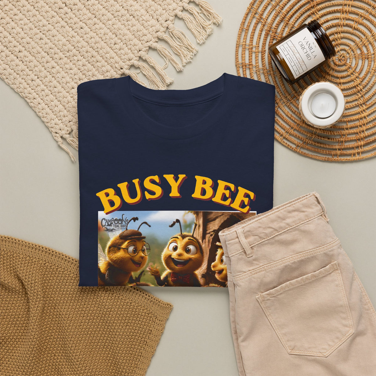 Busy Bee – T-shirt Réseau Social