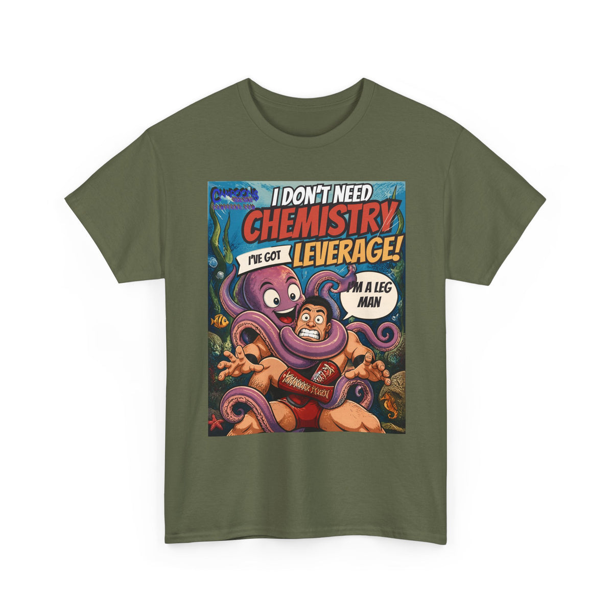Je n'ai pas besoin de chimie, j'ai le levier – T-shirt poulpe