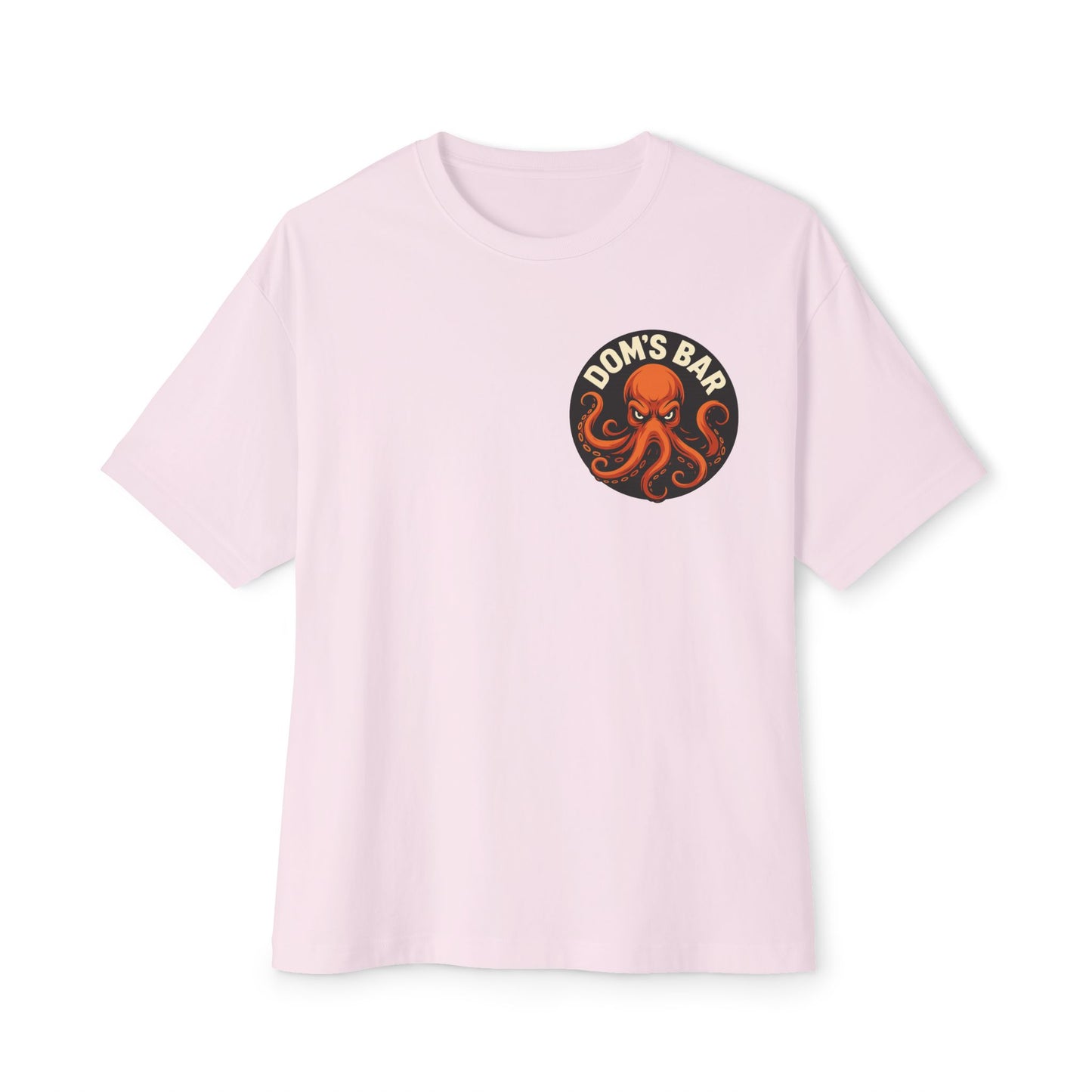 Octopus Logo Tee — "Dom's Bar" Retro Nautical Graphic T-Shirt