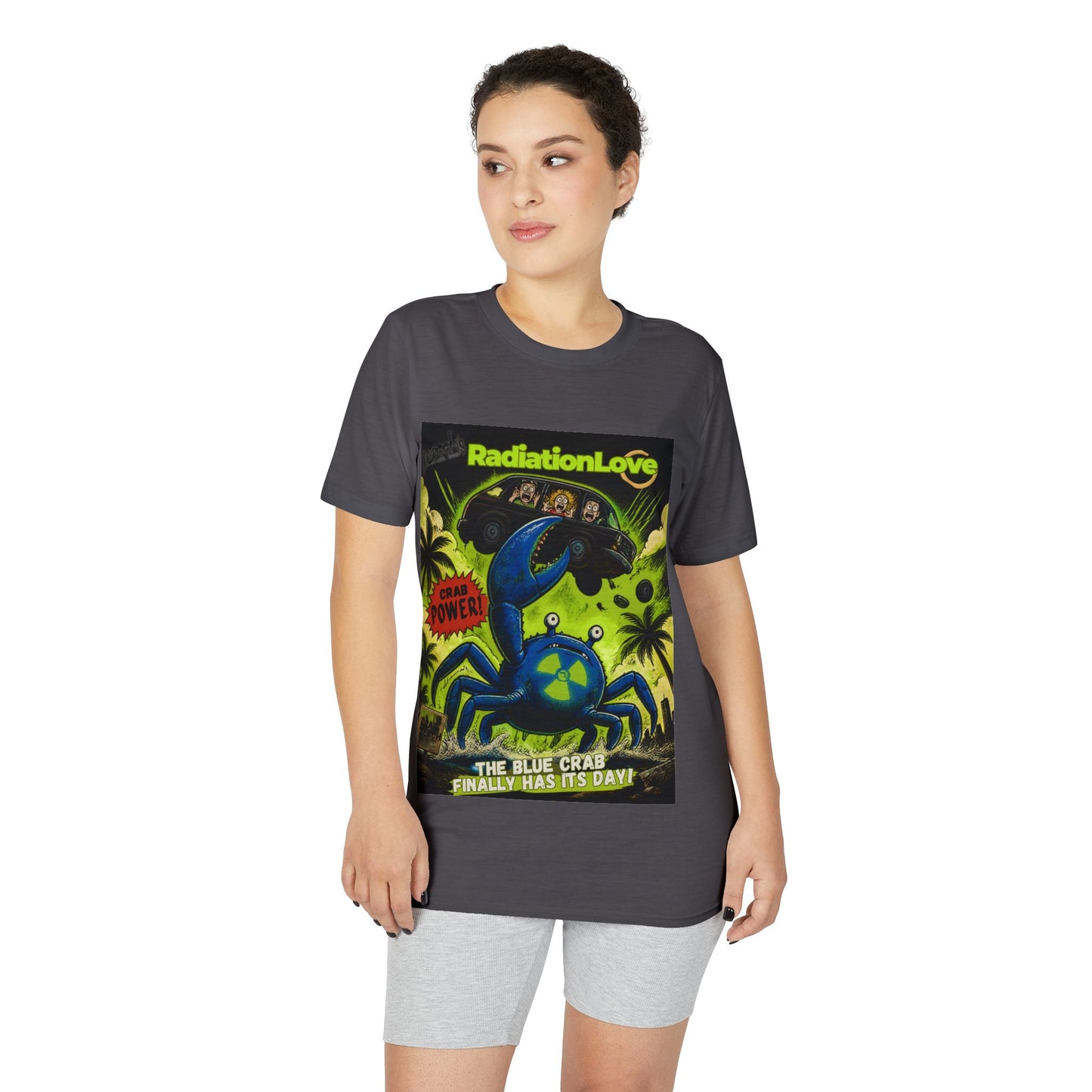 Radiation Love Blue Crab Graphic T-Shirt
