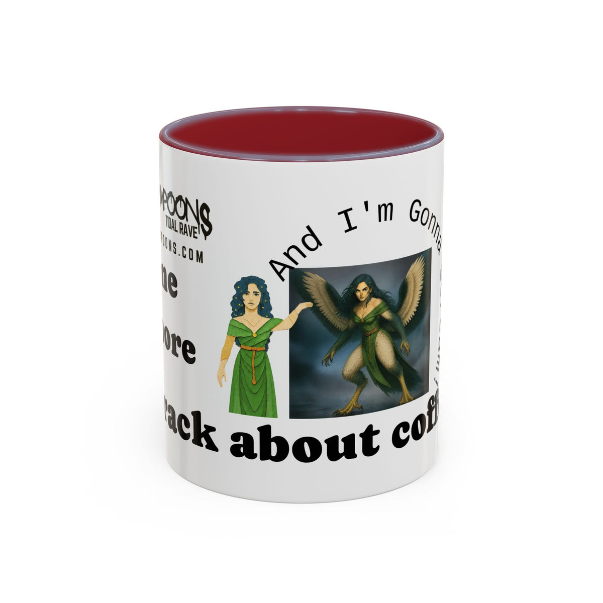 "And I'm Gonna Scream" Accent Ceramic Funny Mug