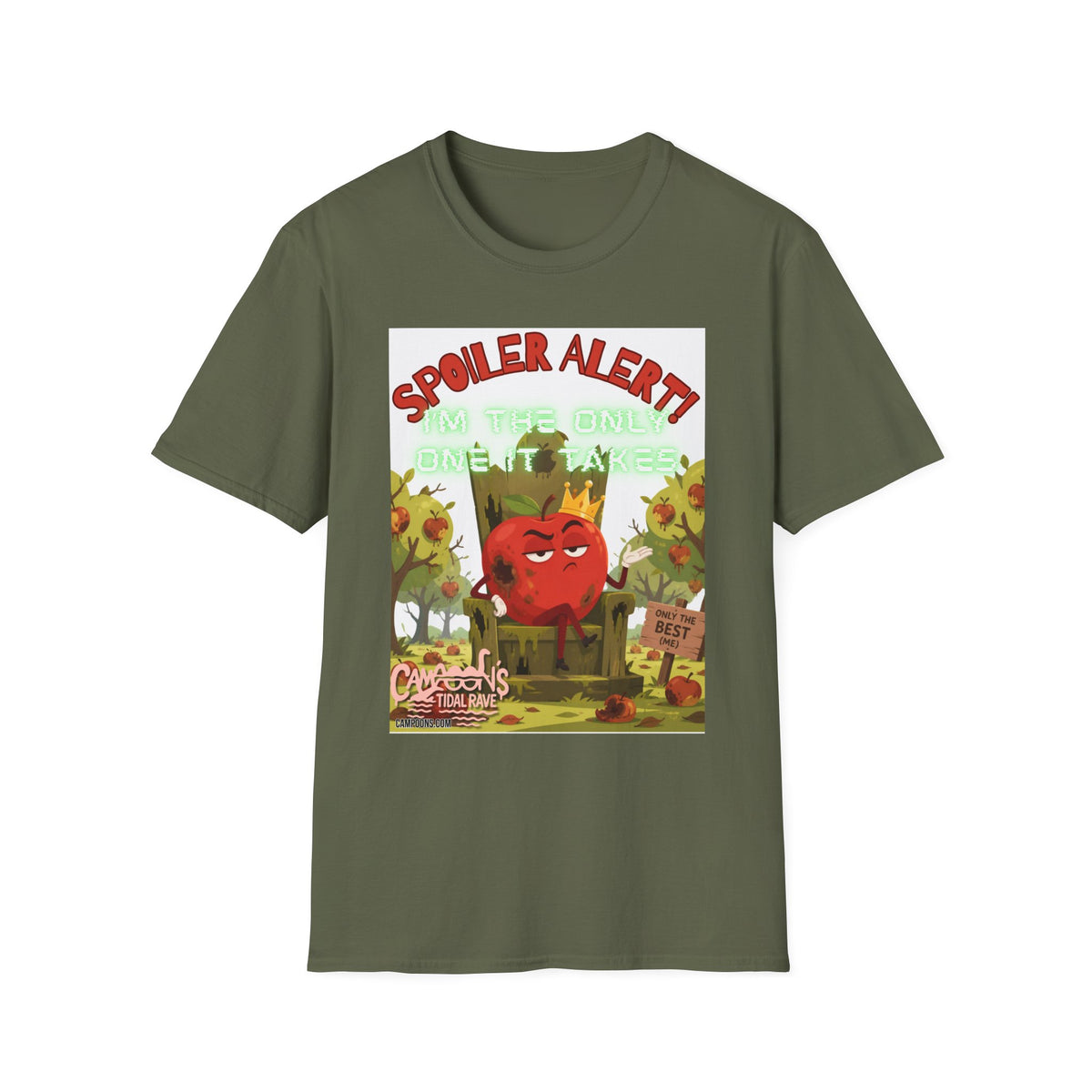Alerte spoiler – T-shirt Angry Apple