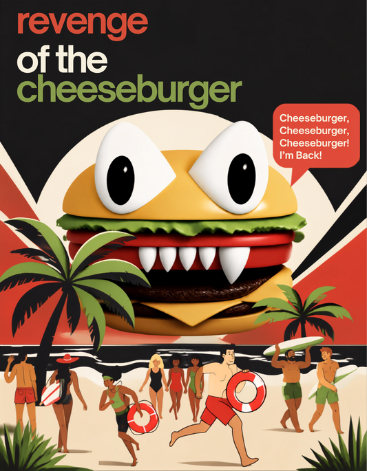 revenge of the cheeseburger - beach edition